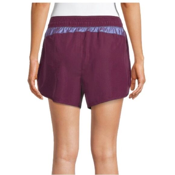 NWT Women’s Workout Shorts Purple Maroon Shine Shorts Plus Size XXL (20) CASUAL - Picture 2 of 6